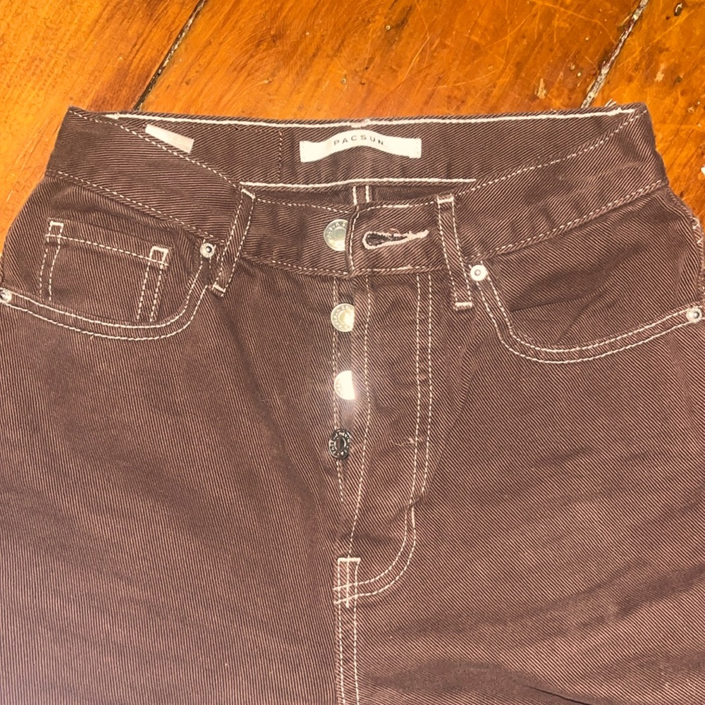 Pacsun brown dad jeans